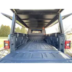 Hardtop Explorer noir lisse Jeep Gladiator 2019+ double cabine Alu-Cab